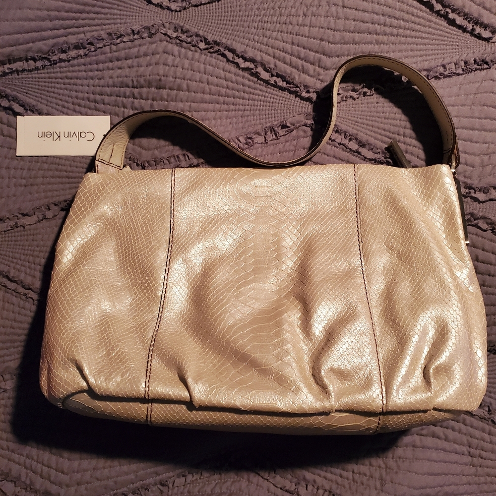 Calvin Klein off-white bag